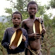 Boys with bowls