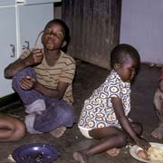 Children eating