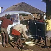 Washing a car