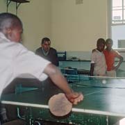 Table tennis match