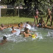 Water polo game