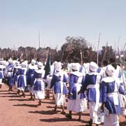 Women marching