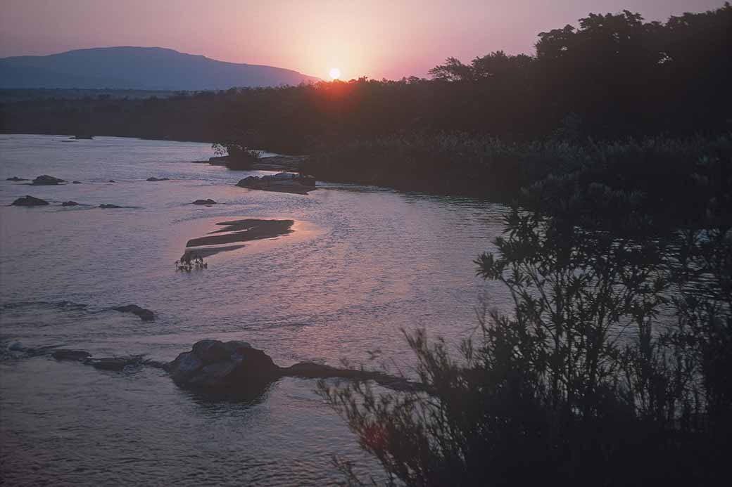 Sunset over Usutu