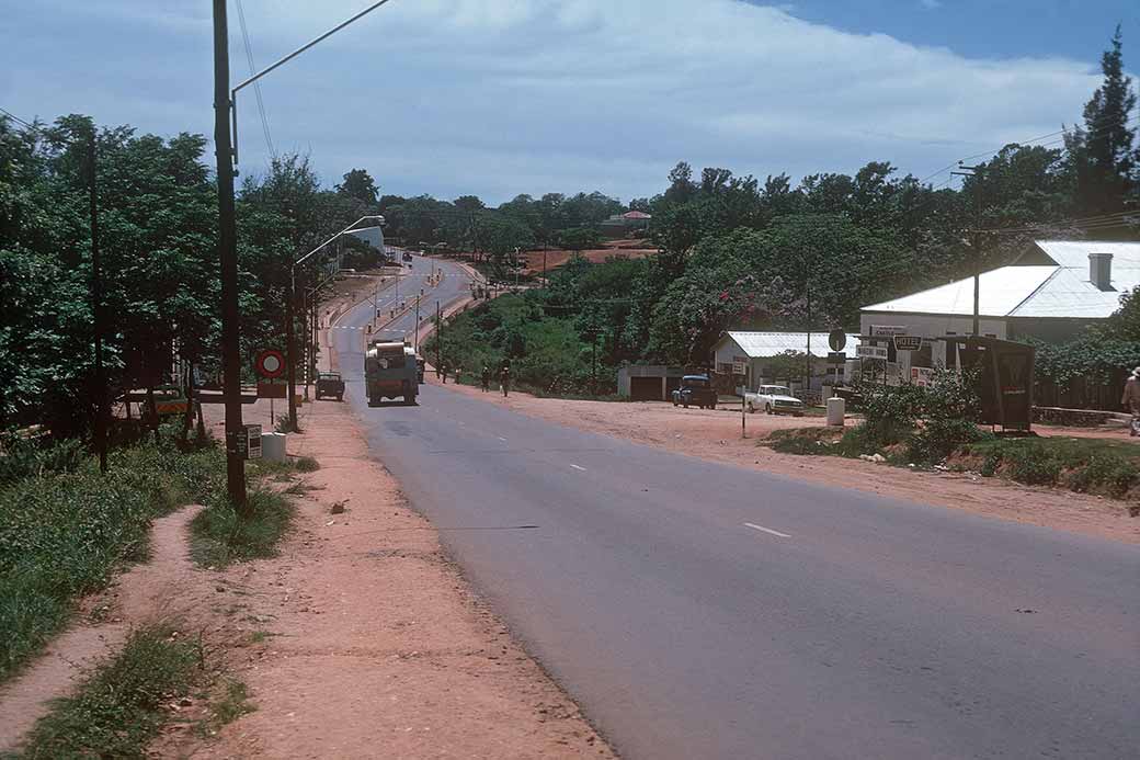 Entering Manzini