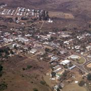 Flying over Manzini