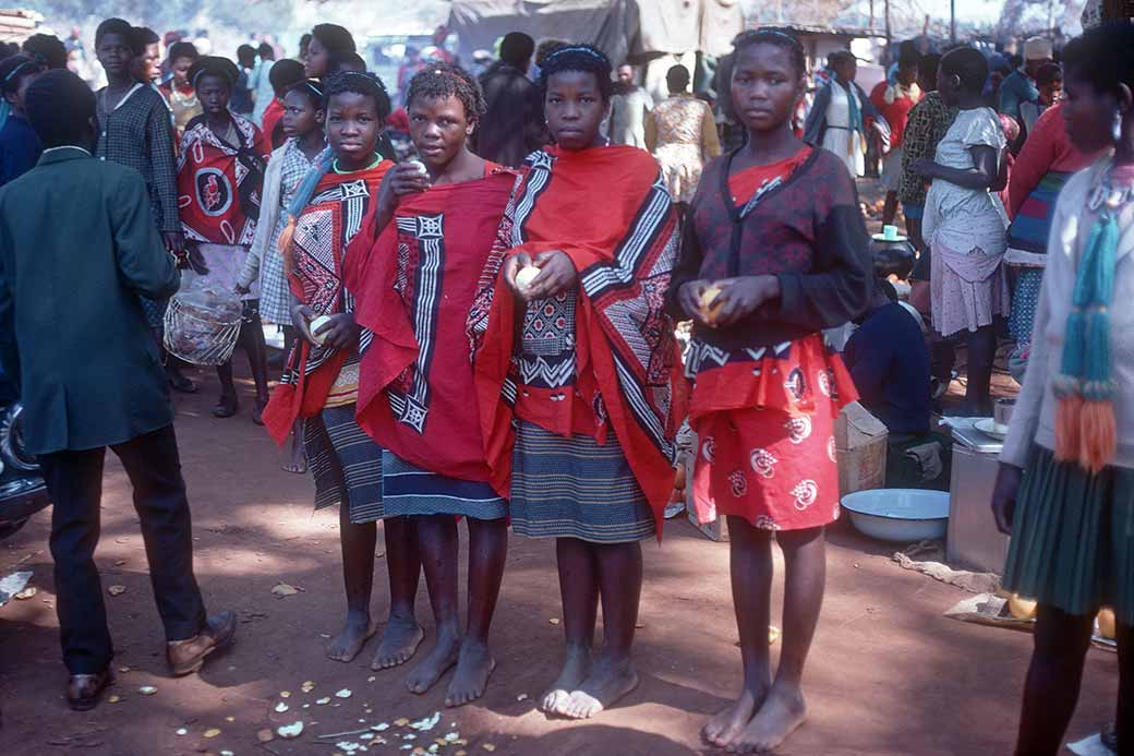 Girls in the market