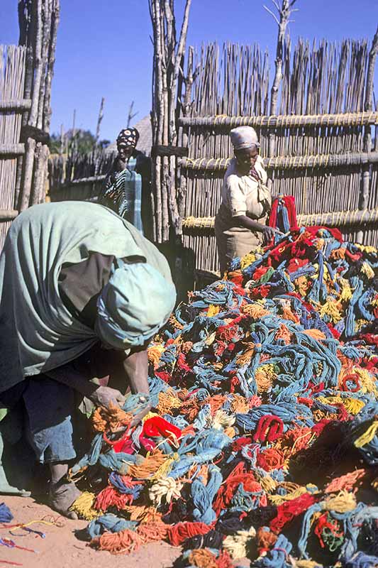 Collecting beads