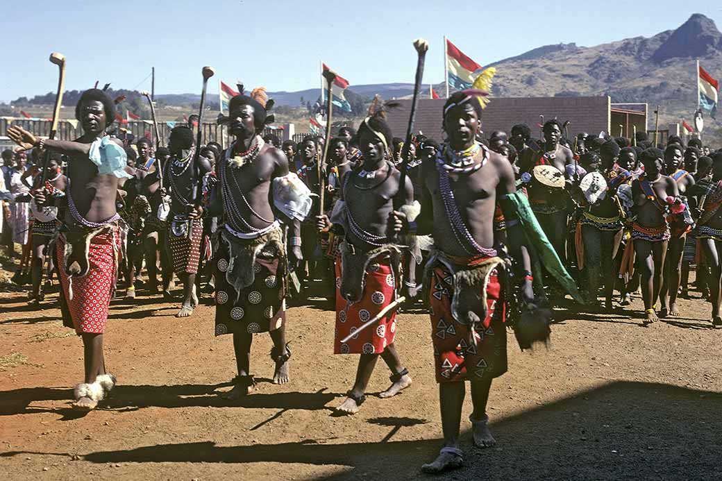 Marching in Lobamba