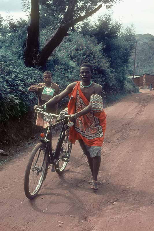 Man with his bike