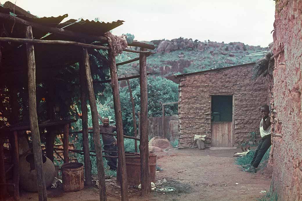 Mud brick house