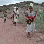 Women fetching water