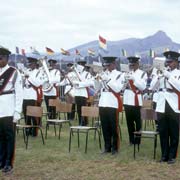 Police band performing