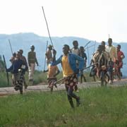 Running past Logoba