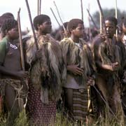 Young men dancing