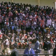 At the stadium