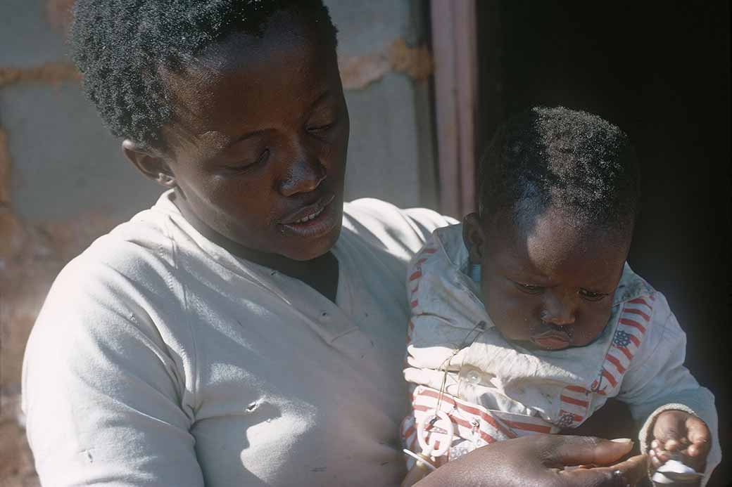 Aunt with baby