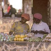 Selling vegetables