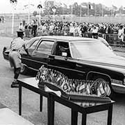 Arrival of the King's car