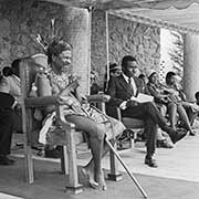 King Sobhuza II enjoying SNS choir