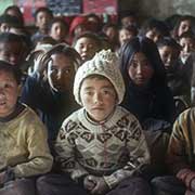 Tibetan children singing