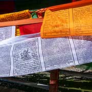 Prayer flags, Karola glacier