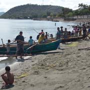 Fishing canoes