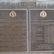 Australian memorial plaque