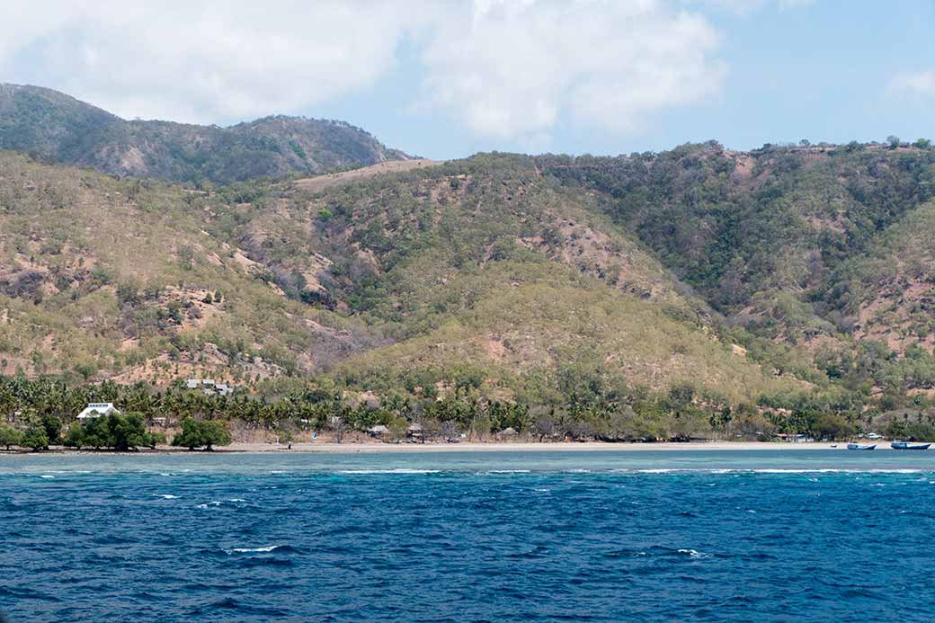 View to Vila coast