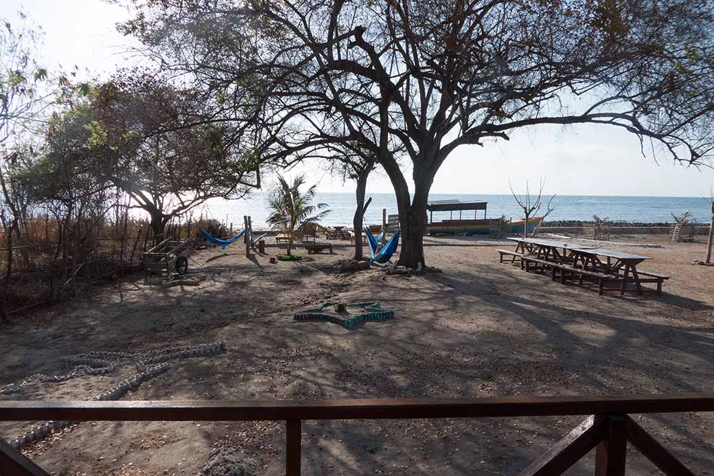 View from bungalow, Atauro Dive Resort