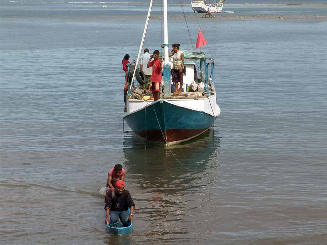 Coming ashore