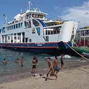 Ferry in the harbour