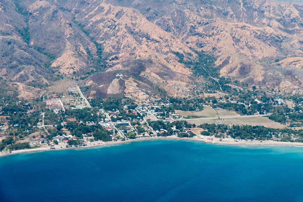 Aerial view of Pante Macassar