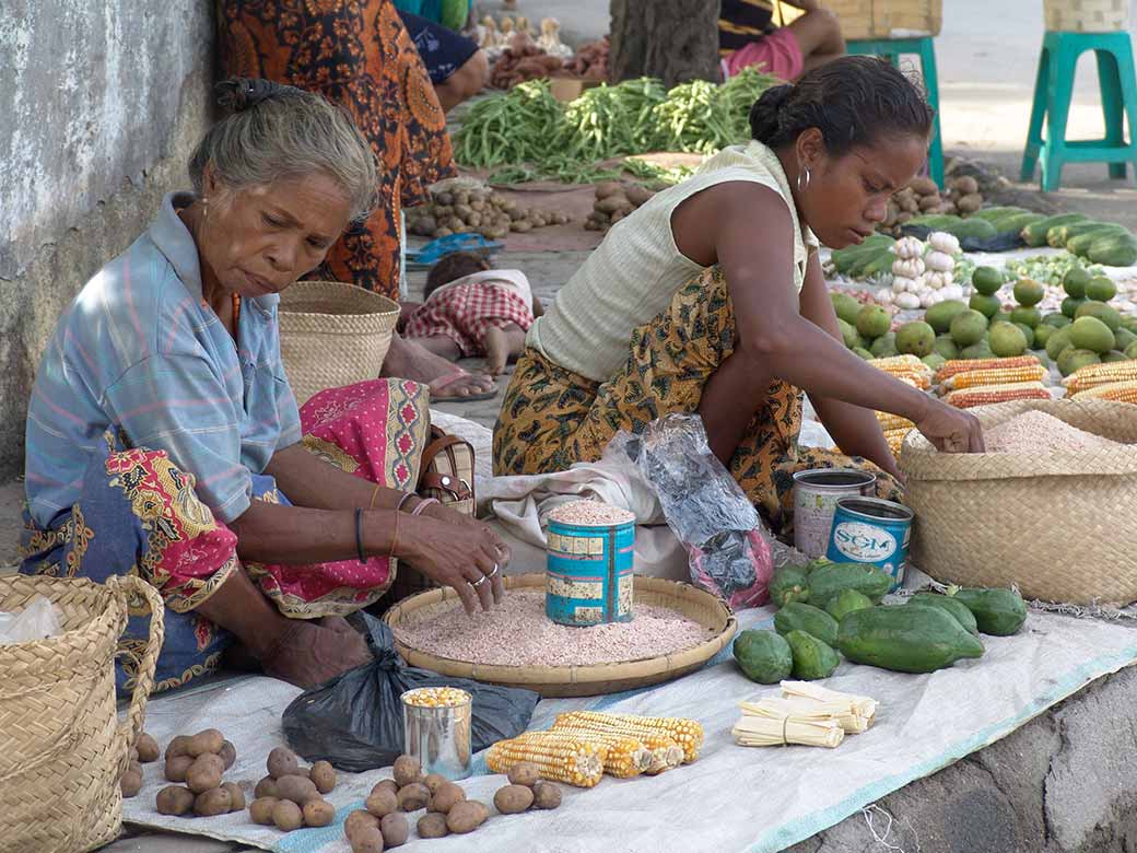 Open air market