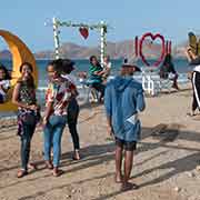 Girls photographing, Dili