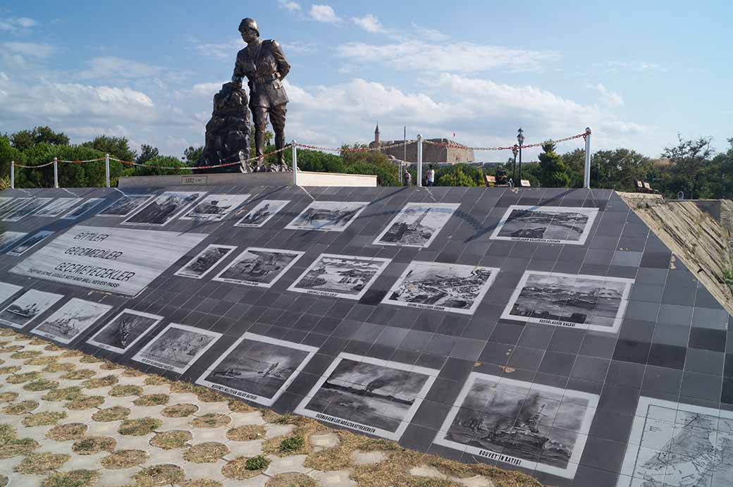 Memorial with photos