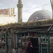 Mosque and small shops