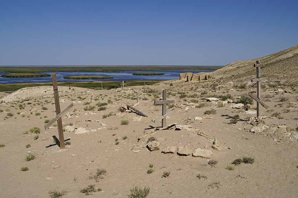 Russian Orthodox graves