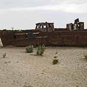 Rusting fishing trawlers