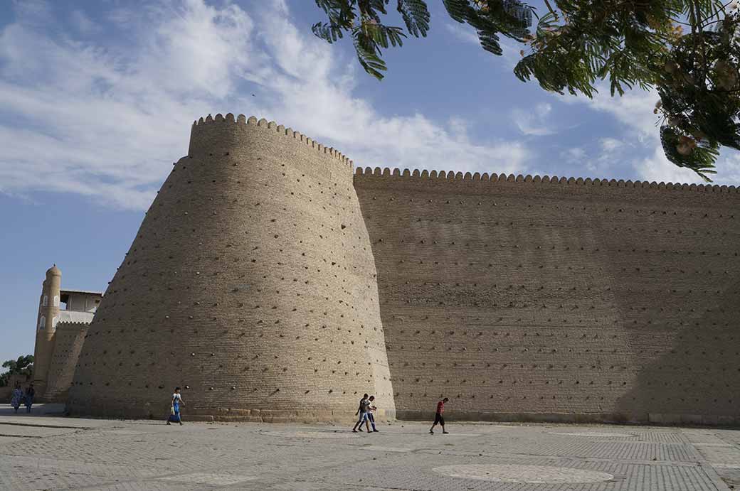 Ark of Bukhara walls