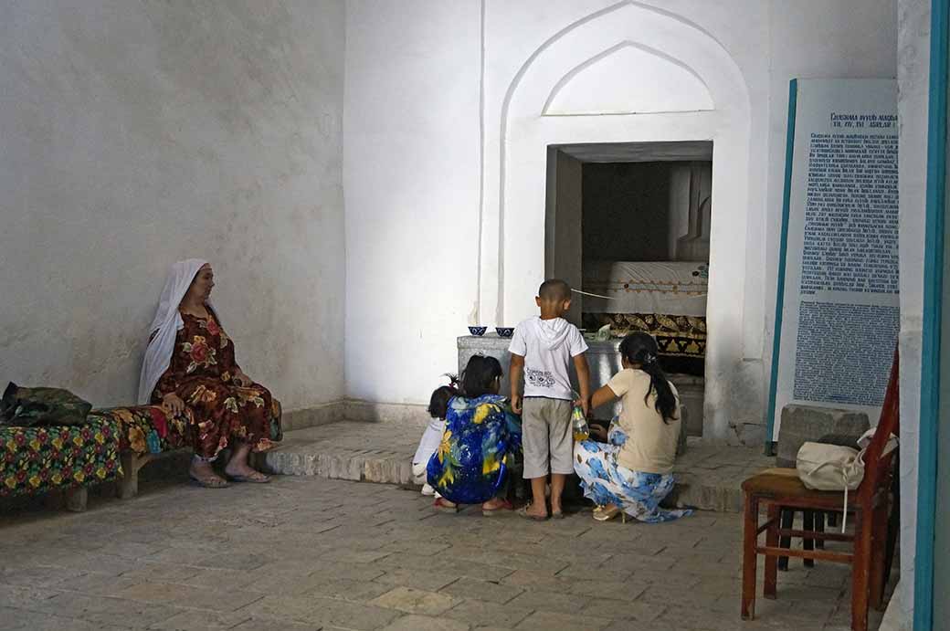 Inside Chashma-Ayub Mausoleum