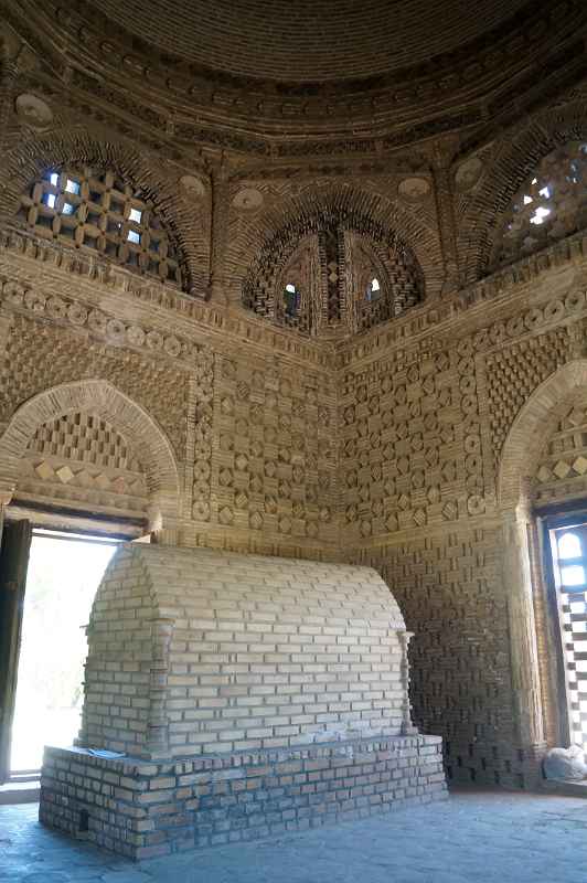 Inside Samanid mausoleum