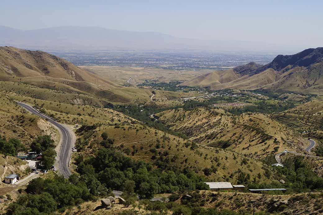 View road to Samarkand