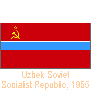 Uzbek Soviet Socialist Republic, 1955