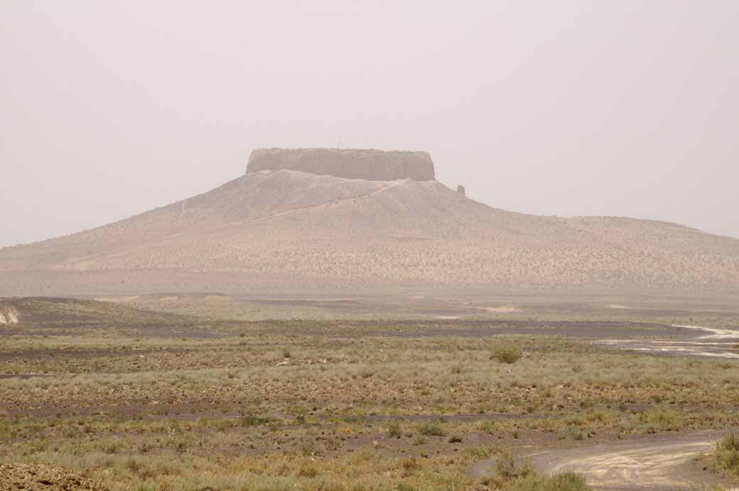 Flat-topped hill