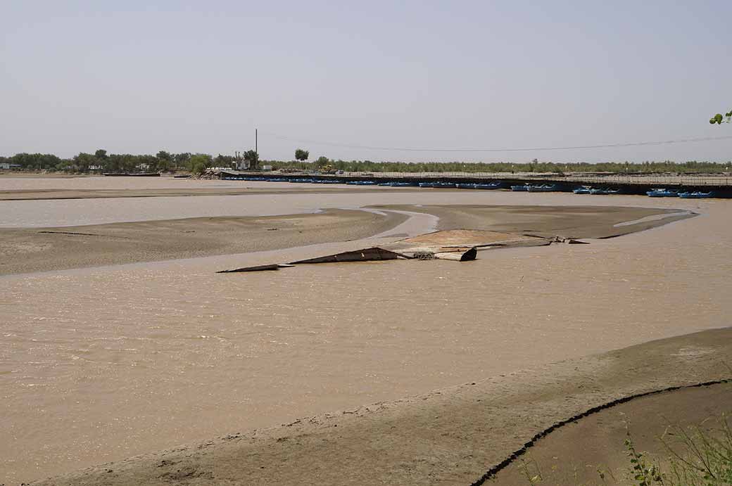 Amu Darya river bridge