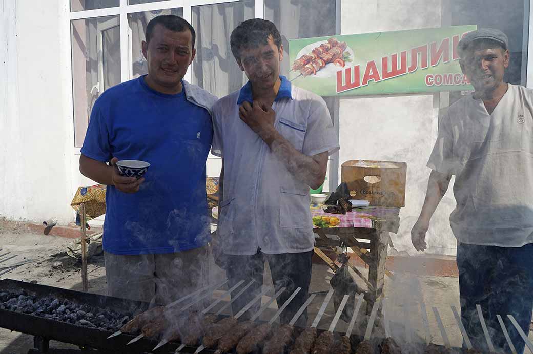 Shashlik, Qumtepa bazaar