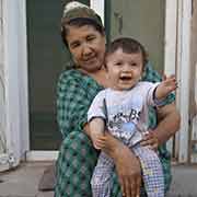 Mother and son, Khiva