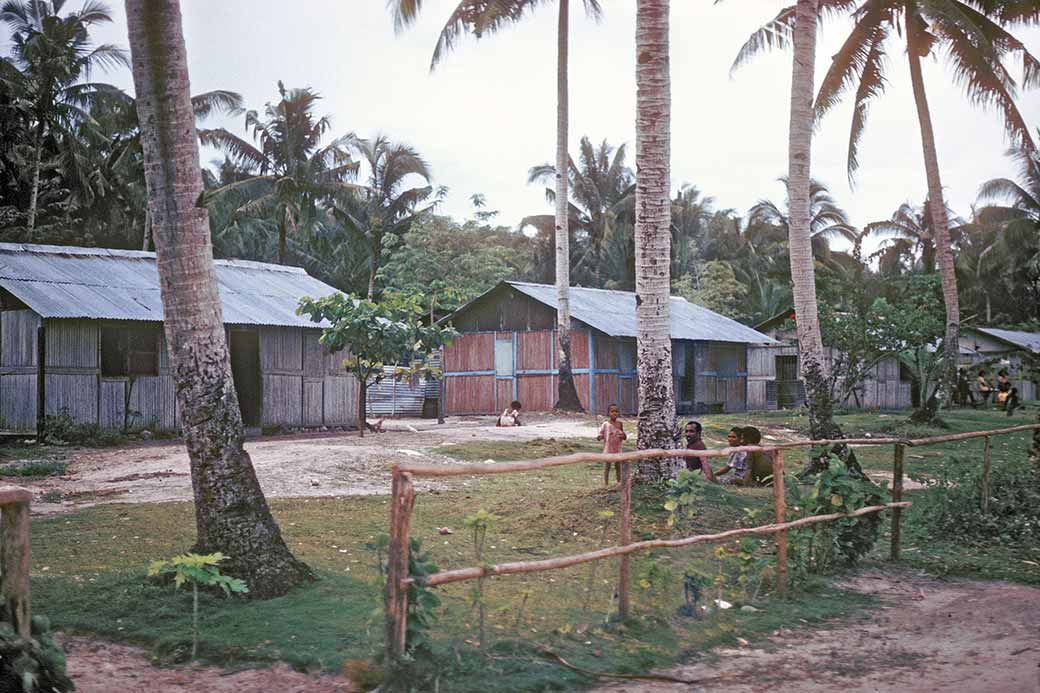 Houses on the road