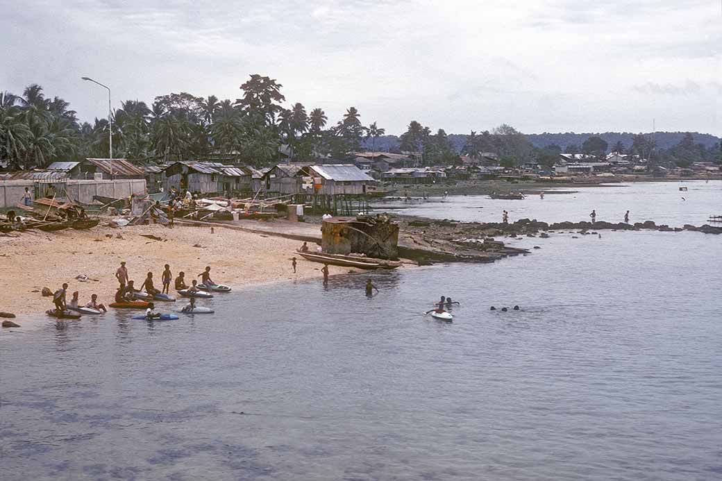 View of the coast