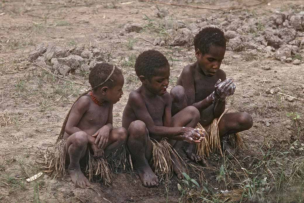 Three small girls